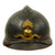 Original French WWI M1915 Adrian Helmet with Ecole Speciale Militaire badge -  Officer’s School - In Horizon Blue Original Items