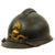 Original French WWI M1915 Adrian Helmet with Ecole Speciale Militaire badge -  Officer’s School - In Horizon Blue Original Items