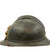 Original French WWI M1915 Adrian Helmet with Ecole Speciale Militaire badge -  Officer’s School - In Horizon Blue Original Items
