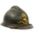 Original French WWI M1915 Adrian Helmet with Ecole Speciale Militaire badge -  Officer’s School - In Horizon Blue Original Items