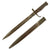 Original German WWI Steel Hilt 12" Blade Ersatz Bayonet with Scabbard - Carter Type EB48 Original Items