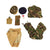 Original Iraq Army Uniform, Insignia and Equipment Grouping With M80 Helmet - U.S. Veteran Bringback - 10 Items Original Items