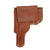 Original German WWII Luftwaffe Leather Drop Holster for the Browning FN Model 1910/1922 7.65mm Pistol Original Items