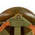 Original U.S. WWII Vietnam War M1-C Paratrooper Helmet with Reversible 1965 Mitchell Camouflage Cover Original Items