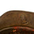 Original German WWI M16 Stahlhelm Helmet with Panel Camouflage Paint and Partial Liner - marked ET64 Original Items