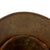 Original German WWI M16 Stahlhelm Helmet with Panel Camouflage Paint and Partial Liner - marked ET64 Original Items