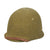 Original U.S. WWII Unissued M1 Schlueter Rear Seam Swivel Bale Helmet with International Molded Plastics Liner Original Items