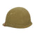 Original U.S. WWII Unissued M1 Schlueter Rear Seam Swivel Bale Helmet with International Molded Plastics Liner Original Items