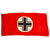 Original German WWII Beam Cross 38" x 76" Panzer Tank & Vehicle Identification Flag - Balkenkreuz Original Items