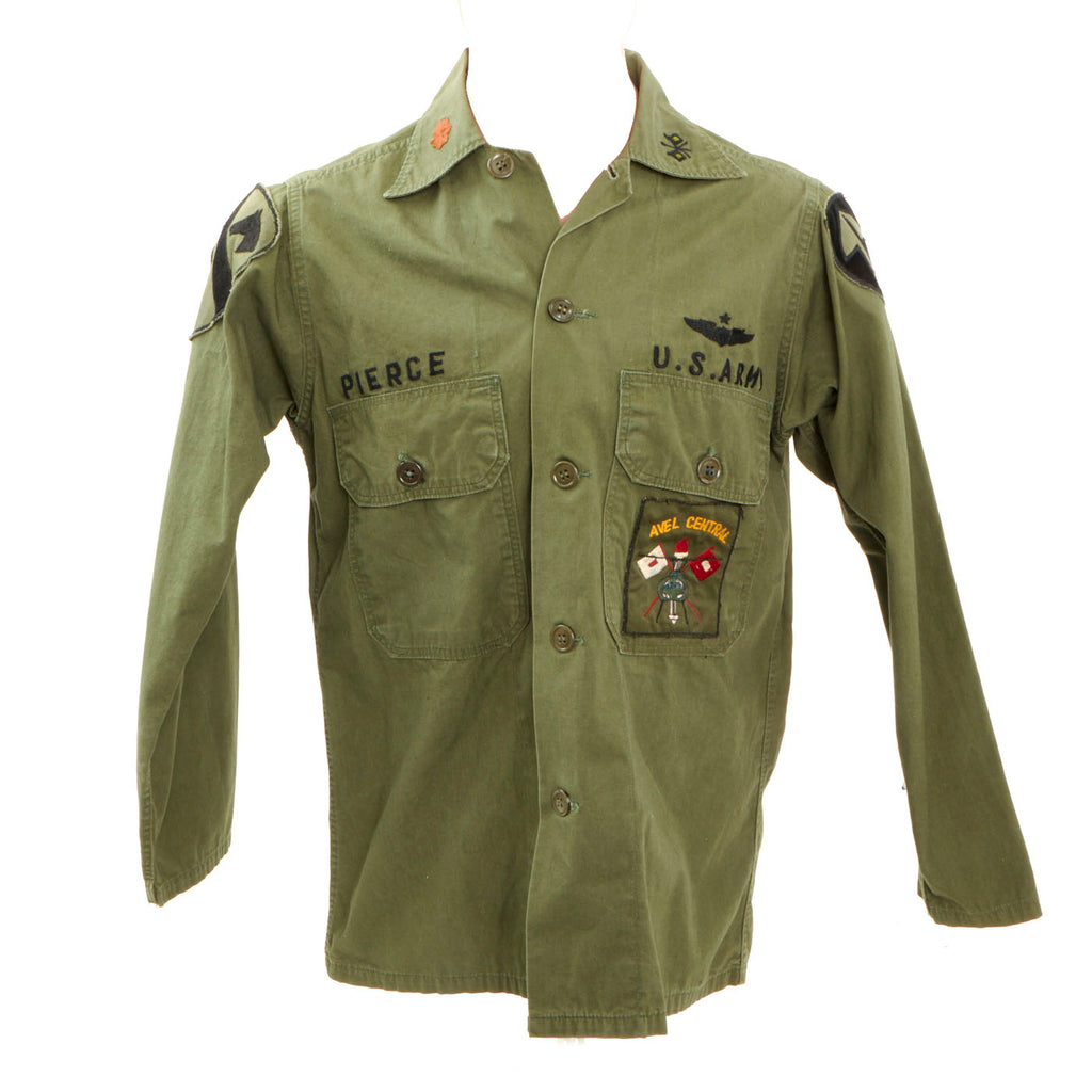Original U.S. Vietnam War Pilot’s Uniform Top For “Maj. Pierce” With Avel Central - II Field Force MACV Original Items