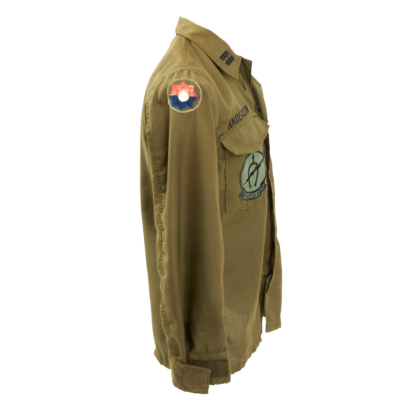 Original U.S. Vietnam War Nomex Pilot Shirt With In Country Insignia ...