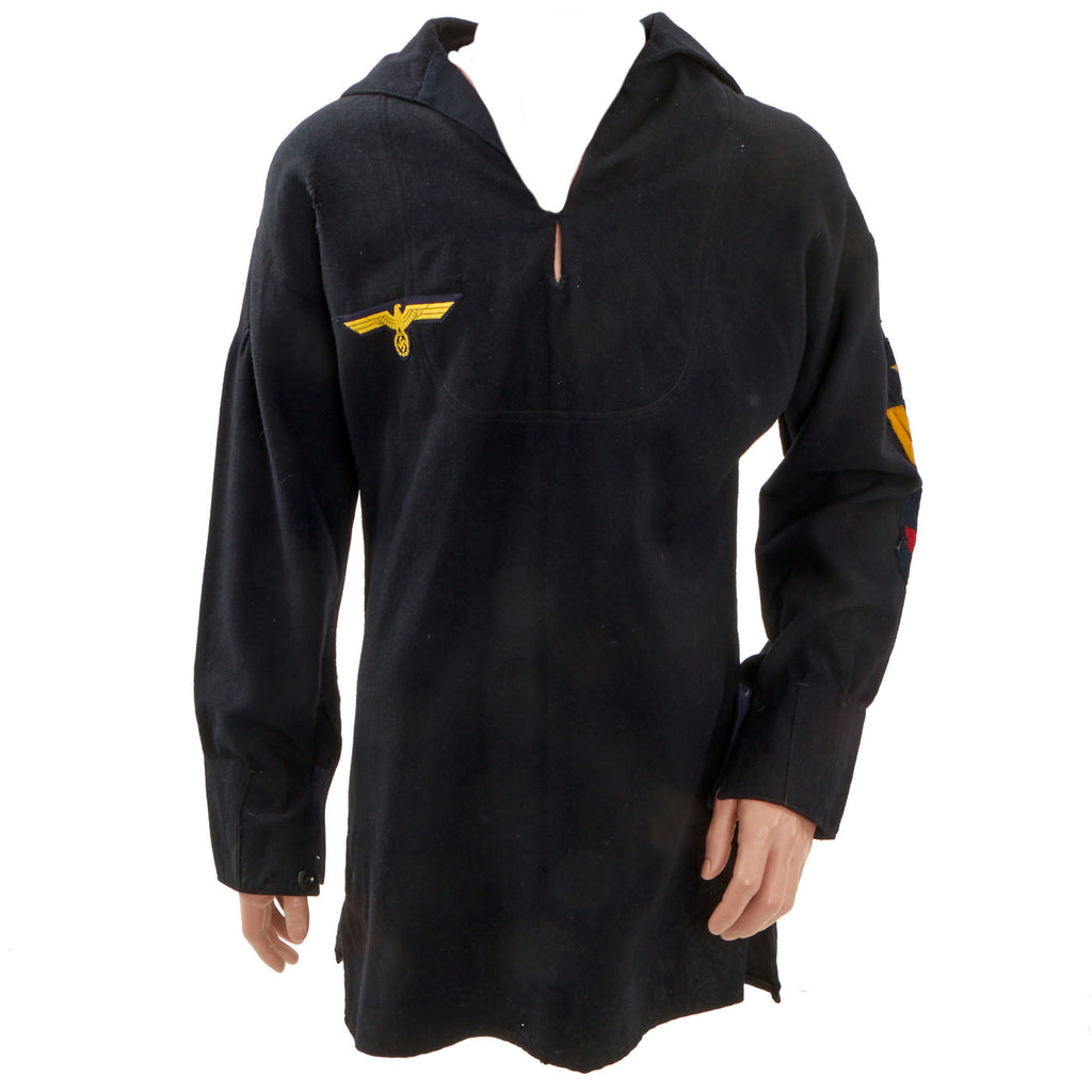 Original German WWII Kriegsmarine Anti-Aircraft Gun Crewman Matrosenobergefreiter Navy Jumper Original Items