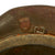Original German WWII Reissued Heer Single Decal WWI Austrian M17 Helmet with Partial Liner - Size 66 Shell Original Items