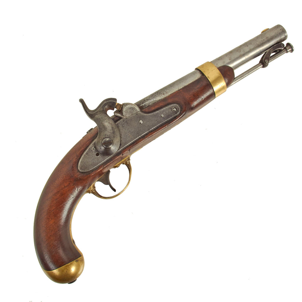 Original U.S. Civil War Era M-1842 Percussion Cavalry Pistol by H. Aston & Co. Dated 1850 Original Items