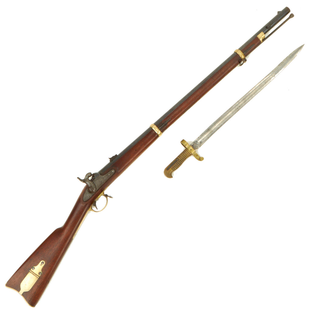 Original Rare U.S. Civil War Remington Contract Model 1863 “Zouave” Rifle with Saber Bayonet - dated 1863 Original Items