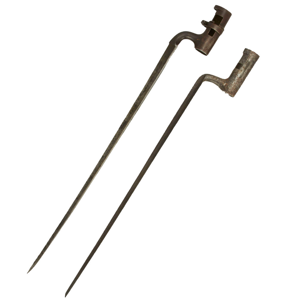 Original U.S. Civil War P-1853 Enfield & 1816 Springfield Socket Bayonet Lot - 2 Items Original Items
