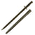 Original Siamese Type 62 Restruck “Wild Tiger” British WWI P-1907 Enfield Bayonet With Steel Scabbard Original Items