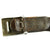 Original German WWII Unit Marked Army Heer Belt with Pebbled Aluminum Buckle Original Items