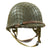 Original U.S. WWII 1942 M1 McCord Fixed Bale Converted Paratrooper Helmet with Seaman Liner & Net Original Items