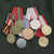 Original Soviet Cold War Infantry Officer Uniform Parade Jacket with Medals and Cap Original Items