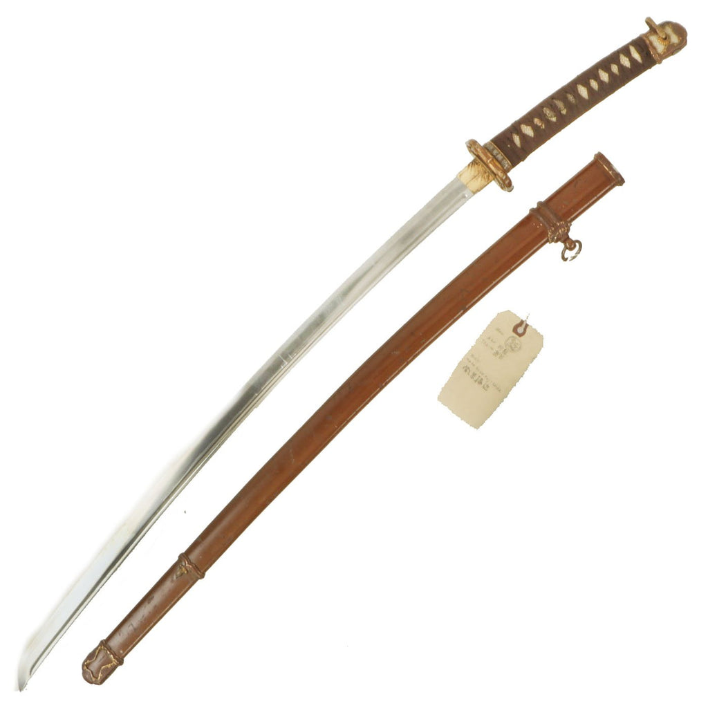 Original WWII Japanese Type 98 Shin-Gunto Handmade Katana Sword named to Lt. Kondo Kenzo with Scabbard Original Items