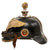 Original German WWI Prussian M1895 Foot Artillery EM/NCO Pickelhaube Helmet - Kugelhelm Original Items