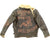 Original U.S. WWII Naval Aviator Sheepskin Painted Winter Flight Jacket M-445 Original Items