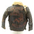 Original U.S. WWII Naval Aviator Sheepskin Painted Winter Flight Jacket M-445 Original Items