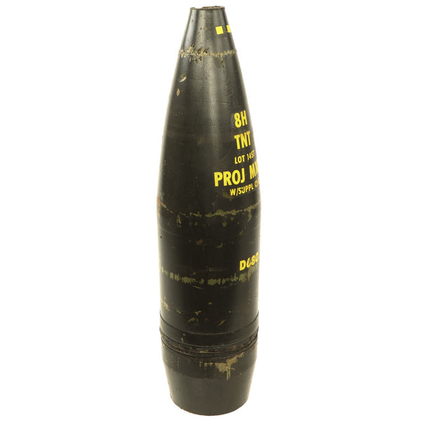 Original U.S. M115 Howitzer 8-inch HE M106 Artillery Shell Projectile ...