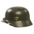 Original German WWII 1938 dated Army Heer M35 Double Decal Helmet with 57cm Liner & Dome Stamp - ET64 Original Items