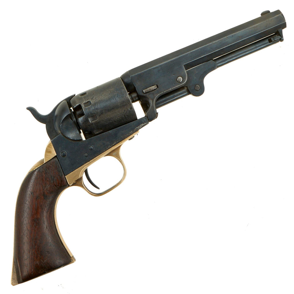 Original U.S. Civil War Manhattan Firearms Series I Navy .36 Percussion Revolver with 5" Barrel - Serial 840 Original Items