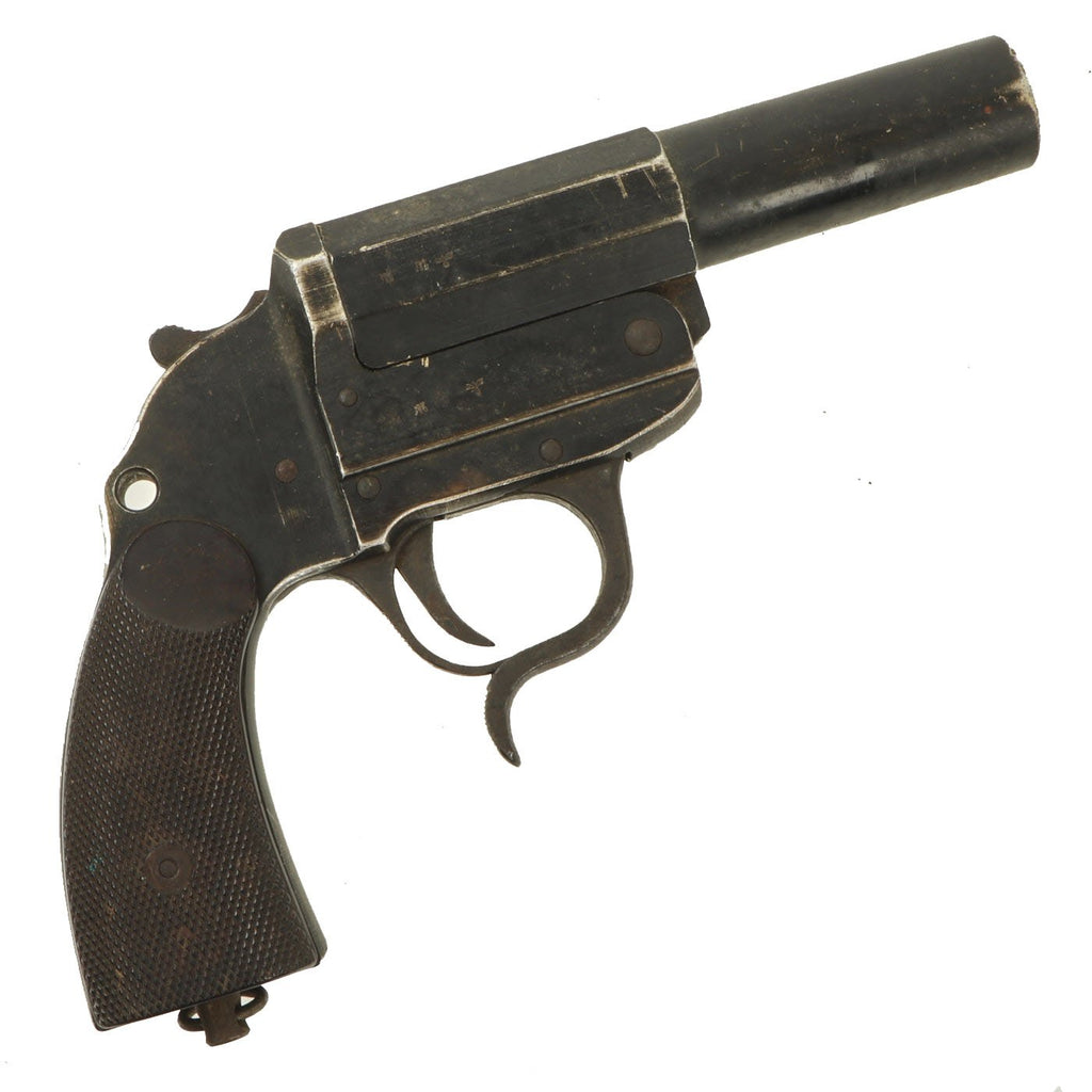 Original German WWII Rare Kampfpistole Z Model LP 34 Signal Flare Pistol by ERMA-Erfurt - Dated 1942 Original Items