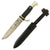 Original German WWII Transitional Motto-Marked HJ Knife by Ed. Wüsthof with Replaced Grips & Scabbard Original Items
