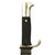 Original German WWII Transitional Motto-Marked HJ Knife by Ed. Wüsthof with Replaced Grips & Scabbard Original Items