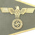 Original German WWII Army Heer Officer Rigid Vehicle Staff Car Pennant Flag with Case Original Items