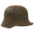 Original German WWII Reissued M18 Single Decal Army Heer Helmet Shell - Size 62 Original Items