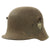 Original German WWII Reissued M18 Single Decal Army Heer Helmet Shell - Size 62 Original Items