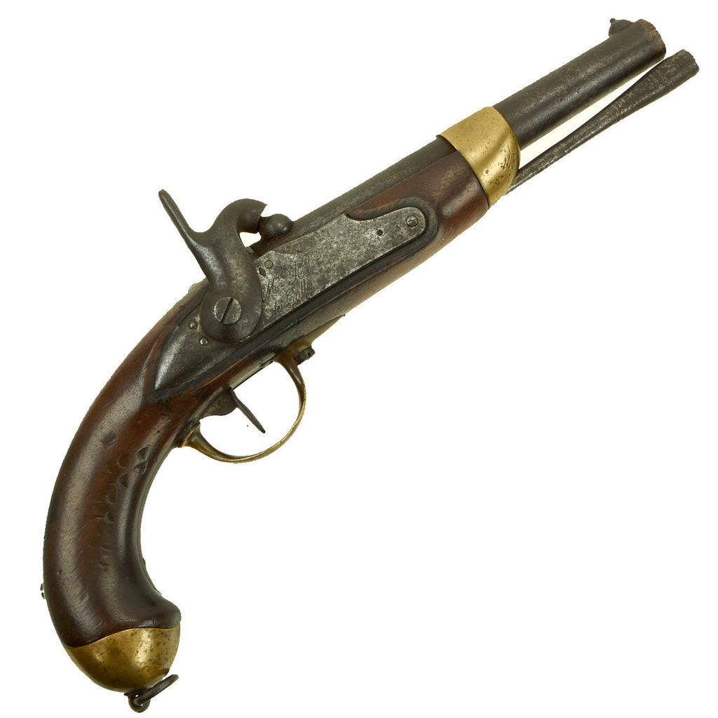 Original U.S. Civil War Era French Mle 1822T bis Percussion Converted Pistol made at Tulle Arsenal Original Items