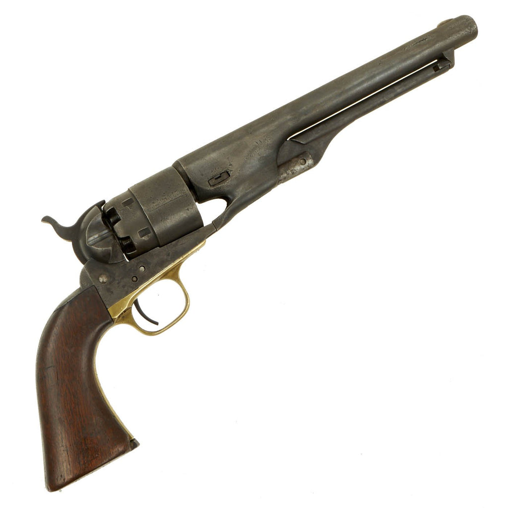 Original U.S. Civil War Colt Model 1860 Army .44cal Percussion Revolver made in 1863 - Matching Serial 114606 Original Items