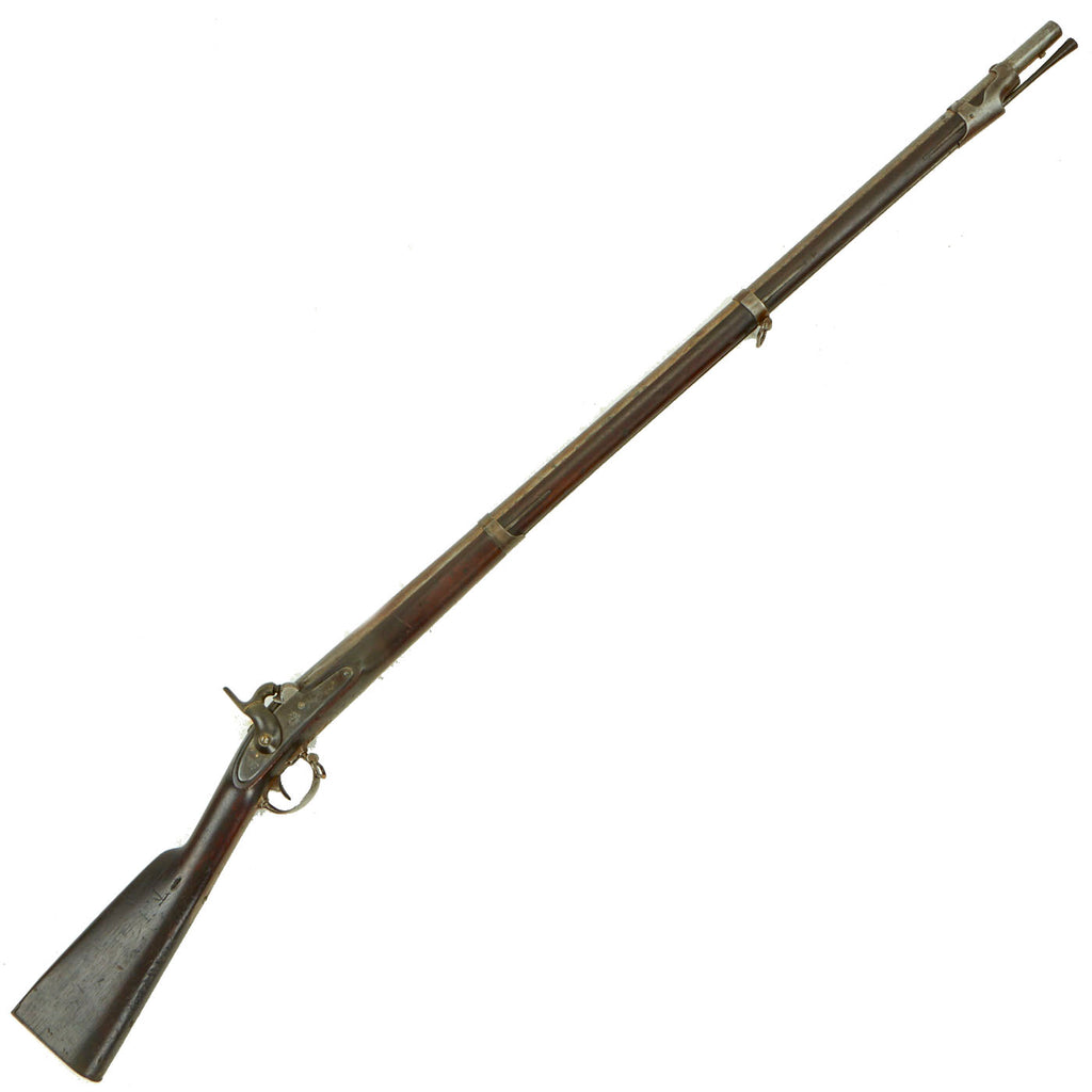 Original U.S. Civil War Era Springfield Model 1842 Percussion Musket with Rifled Barrel - dated 1852 & 1853 Original Items