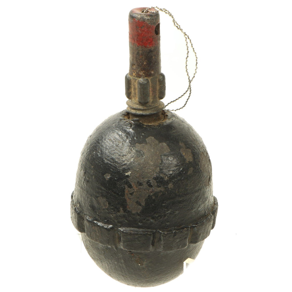 Original German WWI Model 1917 Inert Egg Hand Fragmentation Grenade - Eierhandgranate Original Items