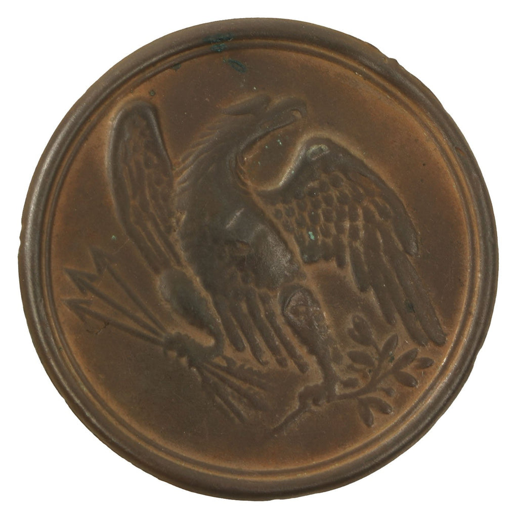 Original U.S. Civil War Shiloh Battlefield Excavated Federal Pattern 1826 Cartridge Box Sling Eagle Breast Plate Original Items