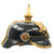 Original German WWI Prussian M1895 Line Infantry Enlisted Man's Pickelhaube Spiked Helmet Original Items
