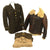 Original U.S. WWII 760th Tank Battalion Officer B-3 Sheepskin Jacket, Ike Jacket and Class A Service Coat Original Items