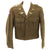 Original U.S. WWII 760th Tank Battalion Officer B-3 Sheepskin Jacket, Ike Jacket and Class A Service Coat Original Items