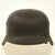 Original German WWII USGI Decorated M35 Helmet with Liner & Chinstrap - Marked Q66 Original Items