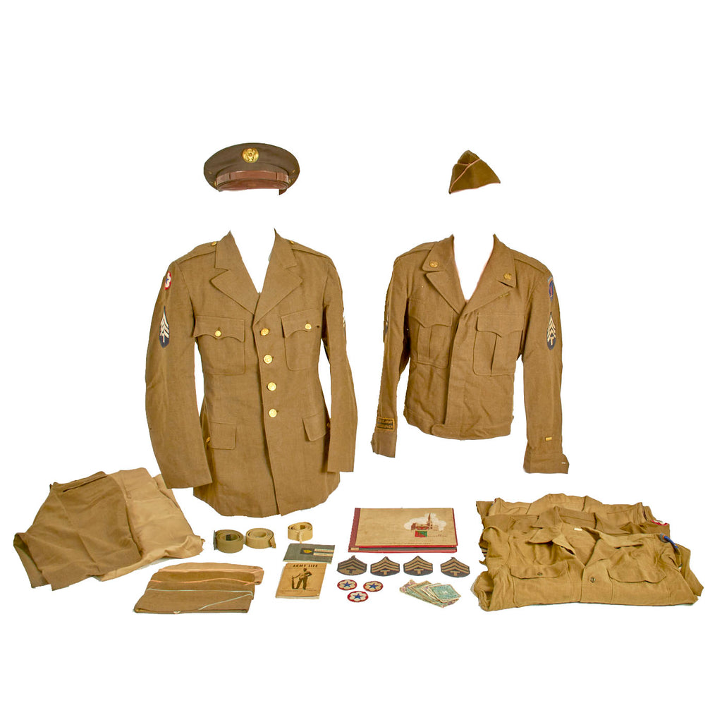 Original U.S. WWII Official Photographer U.S. Army Signal Corps Named Grouping Original Items