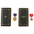 Original U.S. WWII Named Purple Heart and Bronze Star Medals Original Items