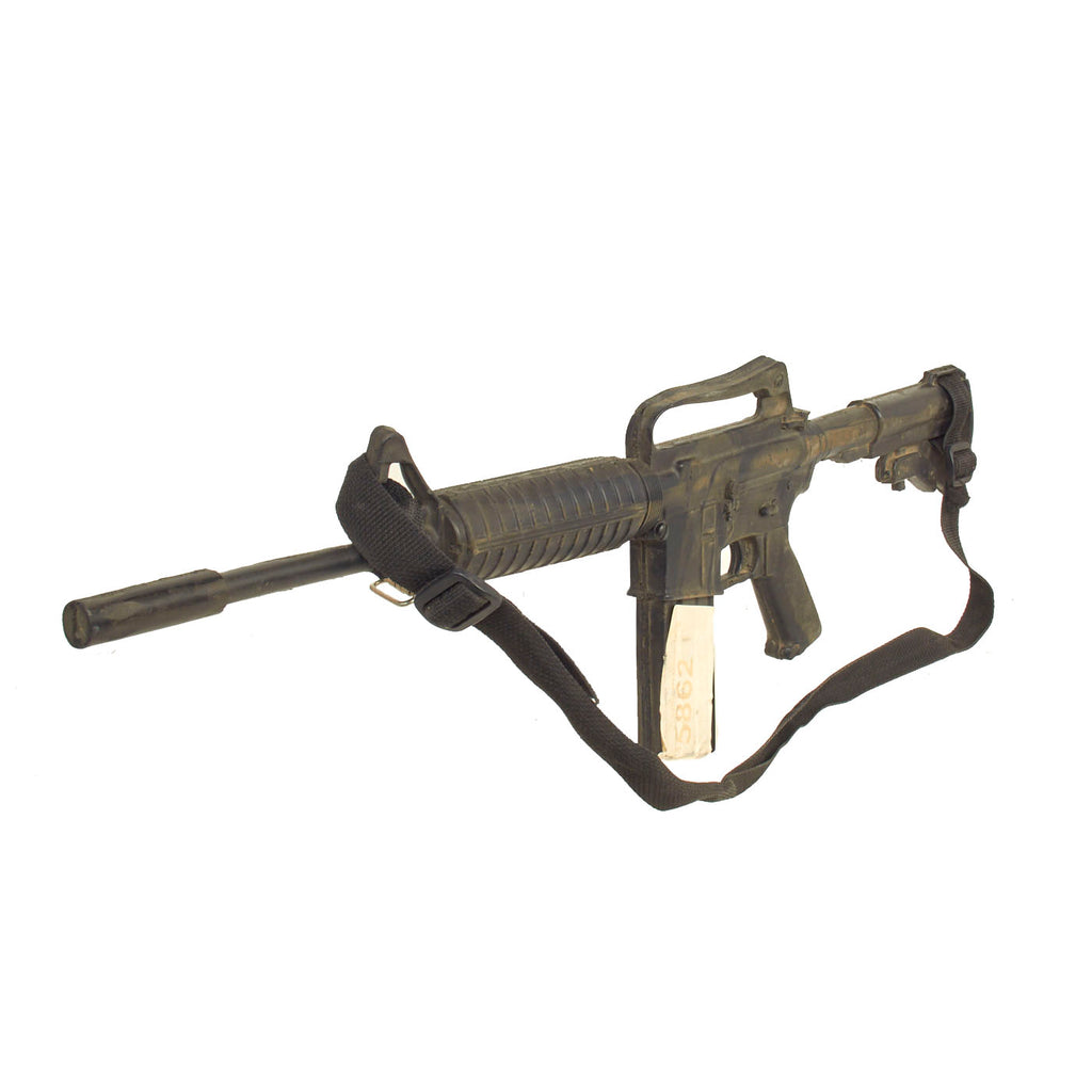 Original Rubber Film Prop Colt M16A2 (“AR15A2”) From Ellis Props - As Used in “Entrapment” - M4A1 Carbine Original Items