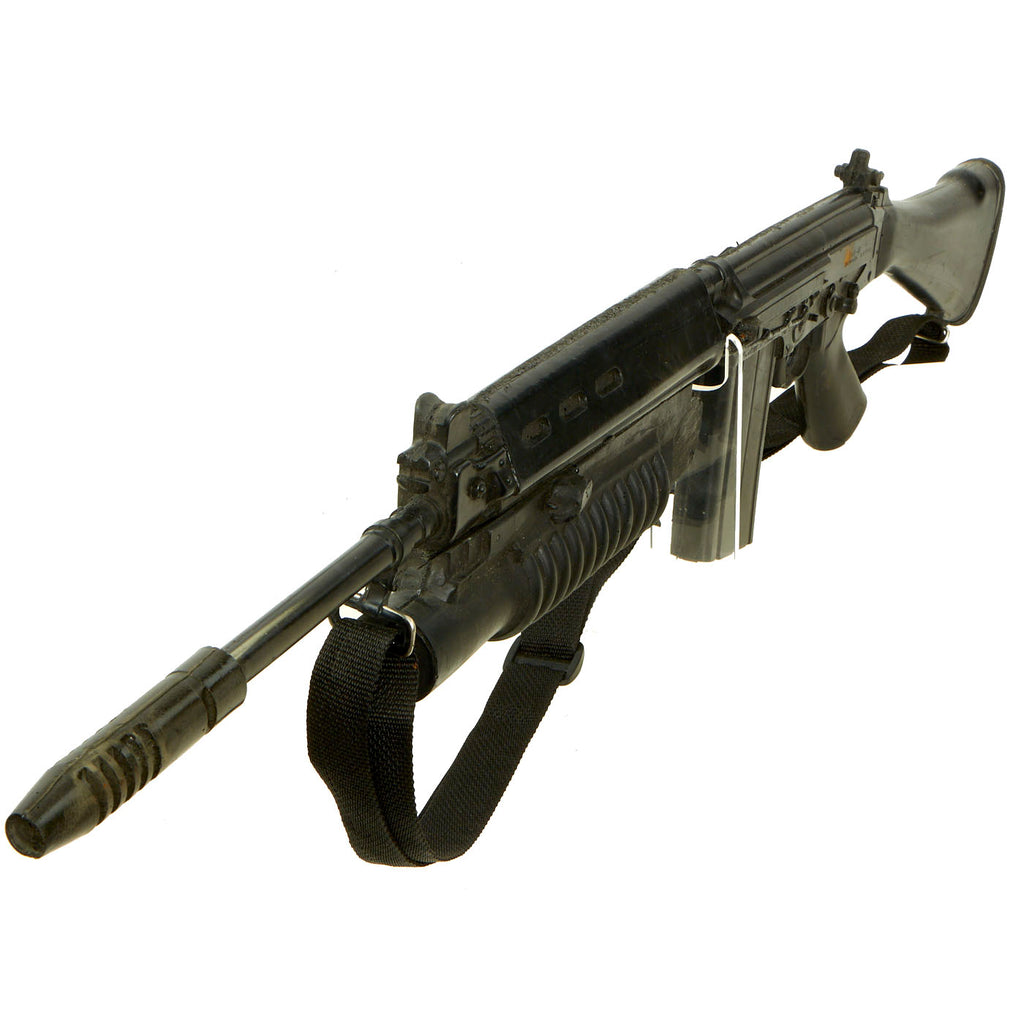 Original Rubber Film Prop Springfield Armory SAR-48 FN FAL With Grenade Launcher From Ellis Props - As Used in Escape From LA Original Items